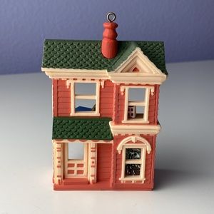 Hallmark Red and Green Holiday House Ornament